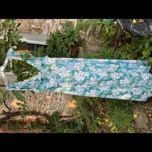 Lulus  Romantic, Beachy Vacation Tropical Floral Maxi Dress XL